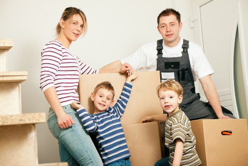 Efficiently organized long-term storage unit in Sthelier with labeled boxes and furniture